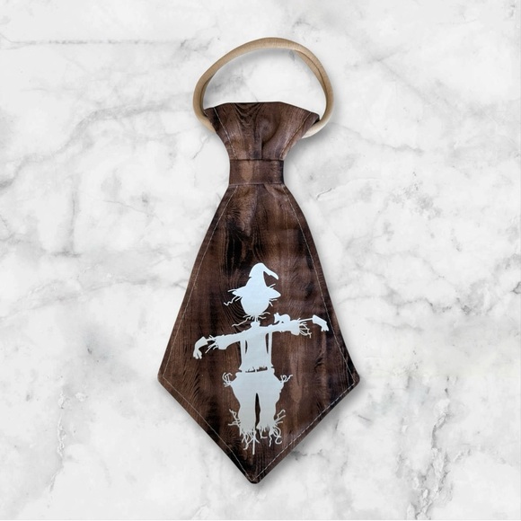 DOG Tie - Scarecrow - Thanksgiving - Size L Large - Picture 1 of 1